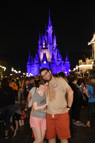 Andrew and Emma at the Magic Kingdom